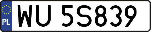 WU5S839