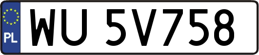 WU5V758