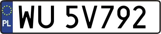 WU5V792