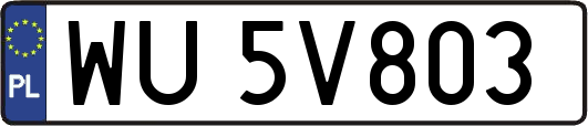 WU5V803