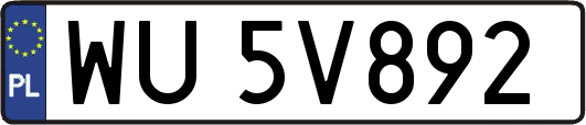 WU5V892