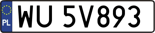 WU5V893