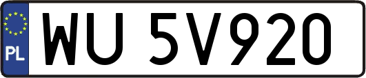 WU5V920