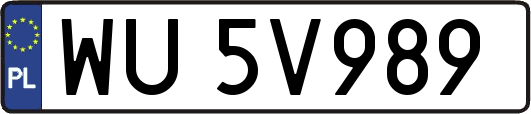 WU5V989