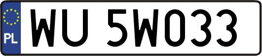 WU5W033