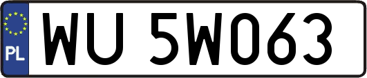 WU5W063