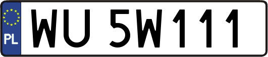WU5W111