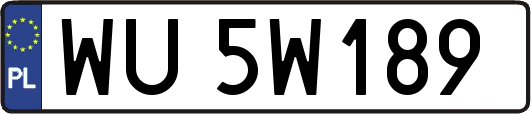WU5W189