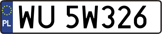 WU5W326