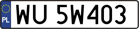 WU5W403