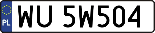 WU5W504