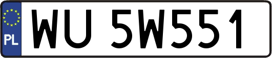 WU5W551