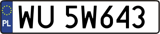WU5W643
