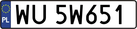WU5W651