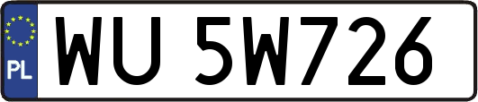 WU5W726
