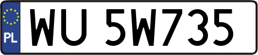 WU5W735