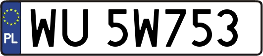 WU5W753