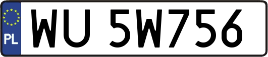 WU5W756