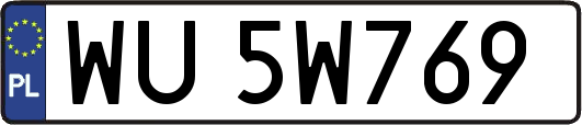 WU5W769