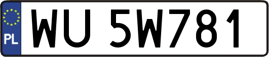 WU5W781