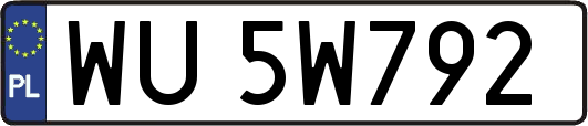 WU5W792