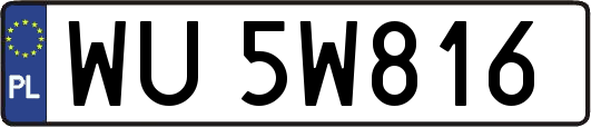 WU5W816