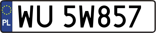 WU5W857