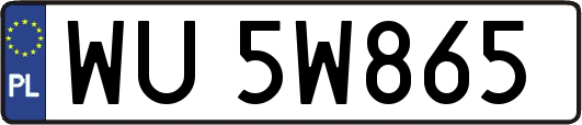 WU5W865