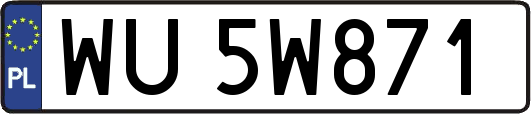 WU5W871