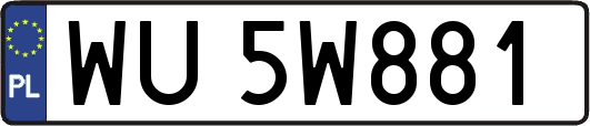 WU5W881