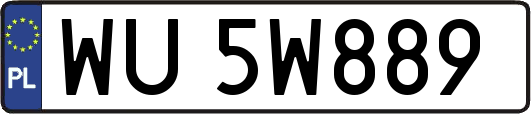 WU5W889