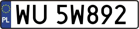 WU5W892