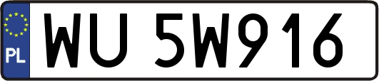WU5W916