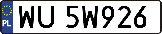 WU5W926