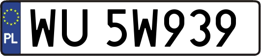 WU5W939