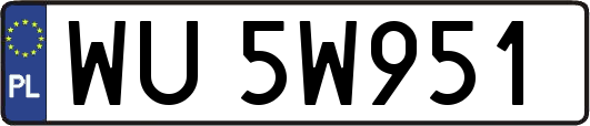 WU5W951