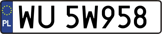 WU5W958