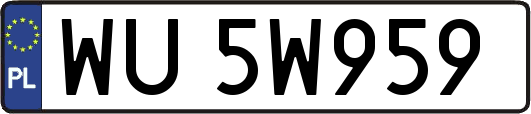 WU5W959