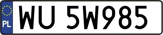 WU5W985