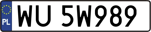 WU5W989