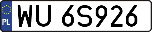 WU6S926