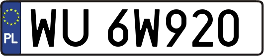 WU6W920