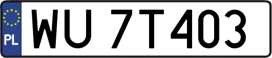 WU7T403