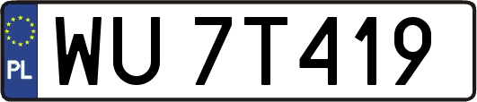 WU7T419