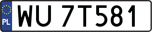 WU7T581