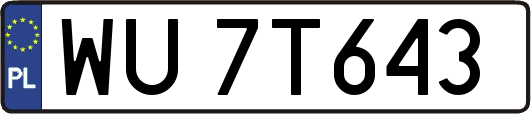 WU7T643