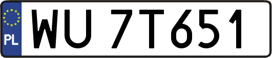 WU7T651
