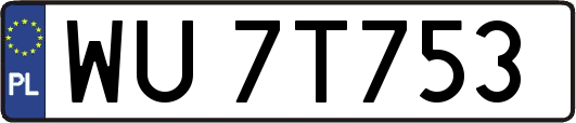 WU7T753