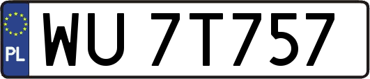 WU7T757