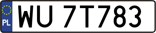 WU7T783